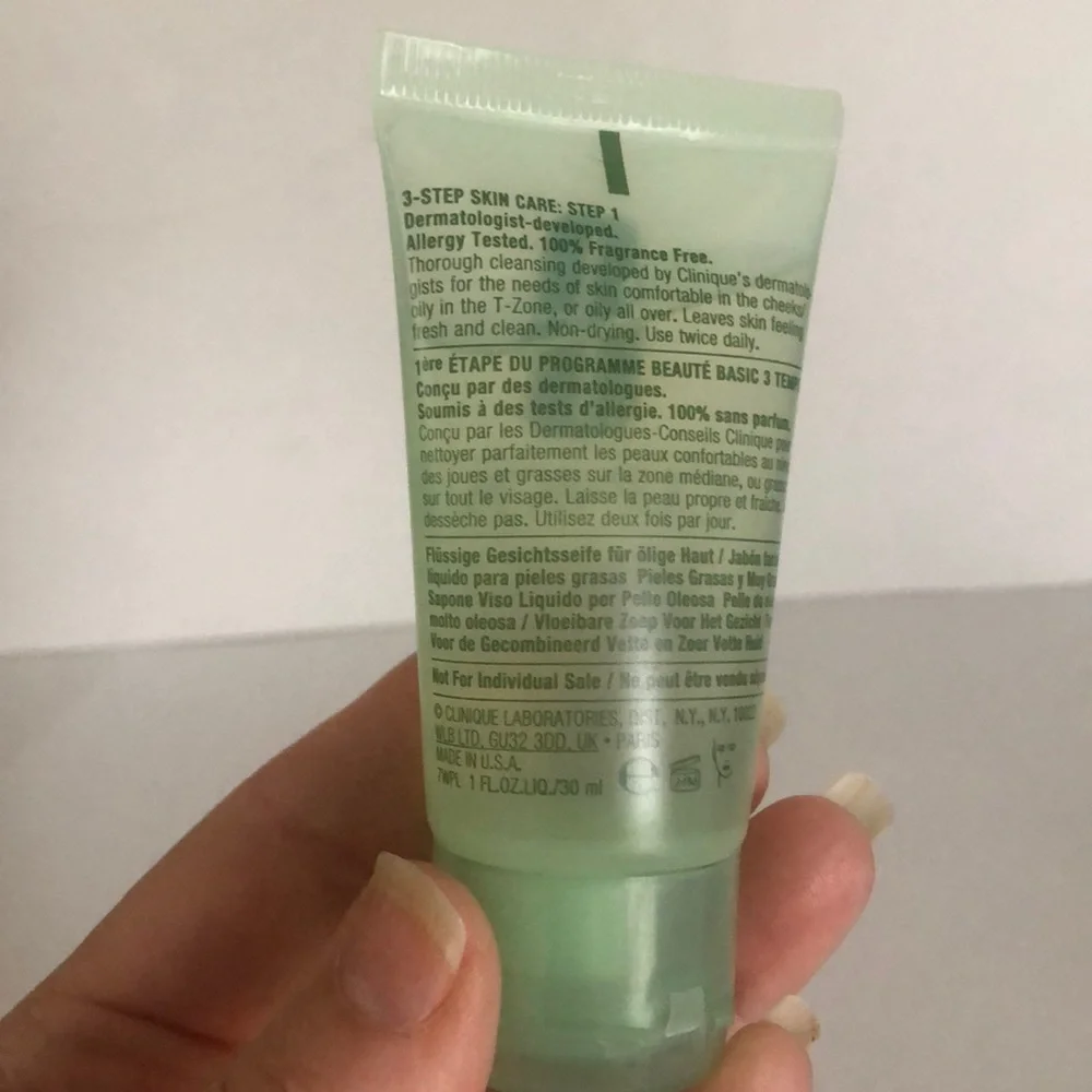 CLINIQUE Facial Soap Oily Skin Formula 1oz NIP